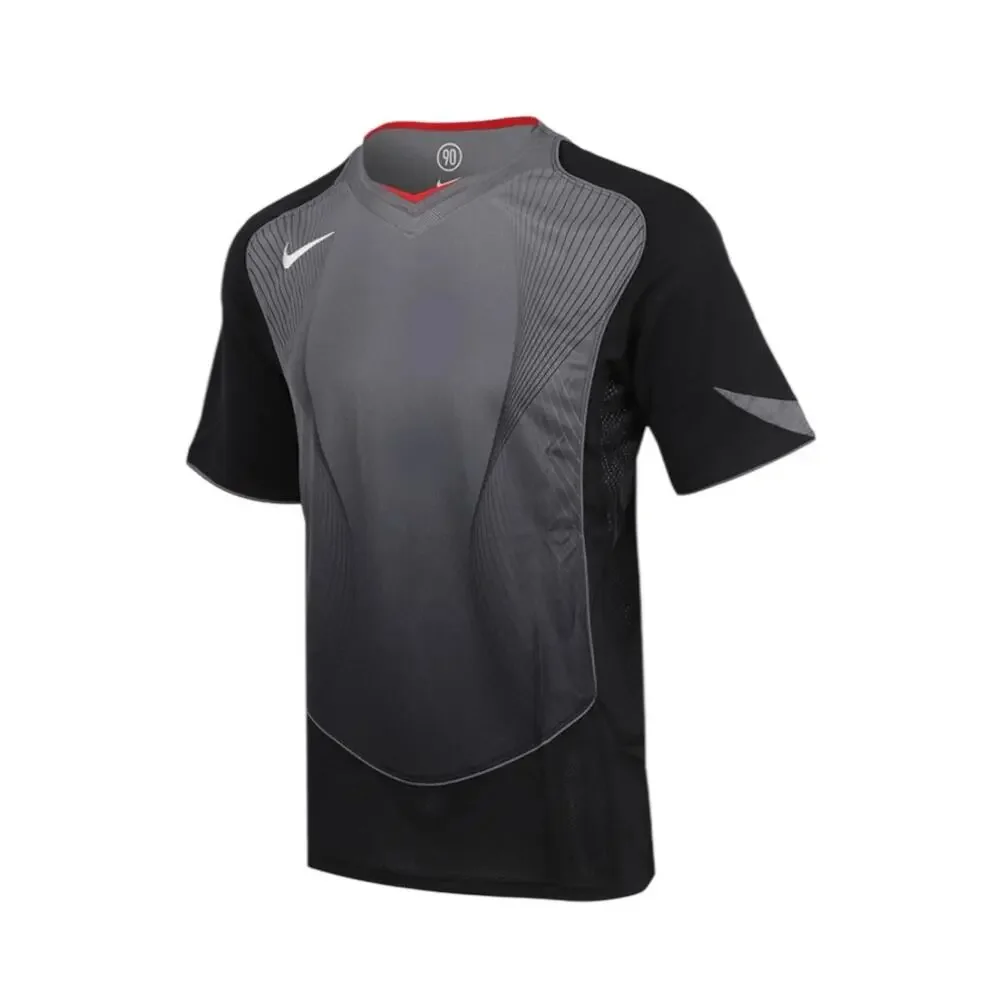 Mens Size L Nike Soccer Jersey 90 Dri-FIT Gym Training Black Gray HV1178-010